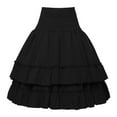 thumbnail image 4 of Halloween Gothic Pleated Skirt for Women A-Line Mini Skirt Witch Party Outfit Punk Rock Style, 4 of 7