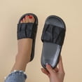 thumbnail image 4 of Amzcrzy Zapatos de mujer,Zapatos de mujer,Zapatillas de mujer, Zapatillas de verano informales y cómodas para mujer, zapatillas planas de suela suave para playa a la moda Sandalias Mujer Zapatillas D, 4 of 6