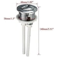 thumbnail image 5 of 38 mm Double push button for WC flush Chrome High Pressure pumping Toilet accessories Closes tool Par, 5 of 5