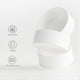 thumbnail image 5 of Cuenco doble media luna - animal fluido blanco, 5 of 6