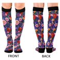 thumbnail image 4 of FORMRS Womens Knee High Socks Casual Long Thick Travel Daily Wear, 1 Pair, Beautiful Floral Pattern, 4 of 6