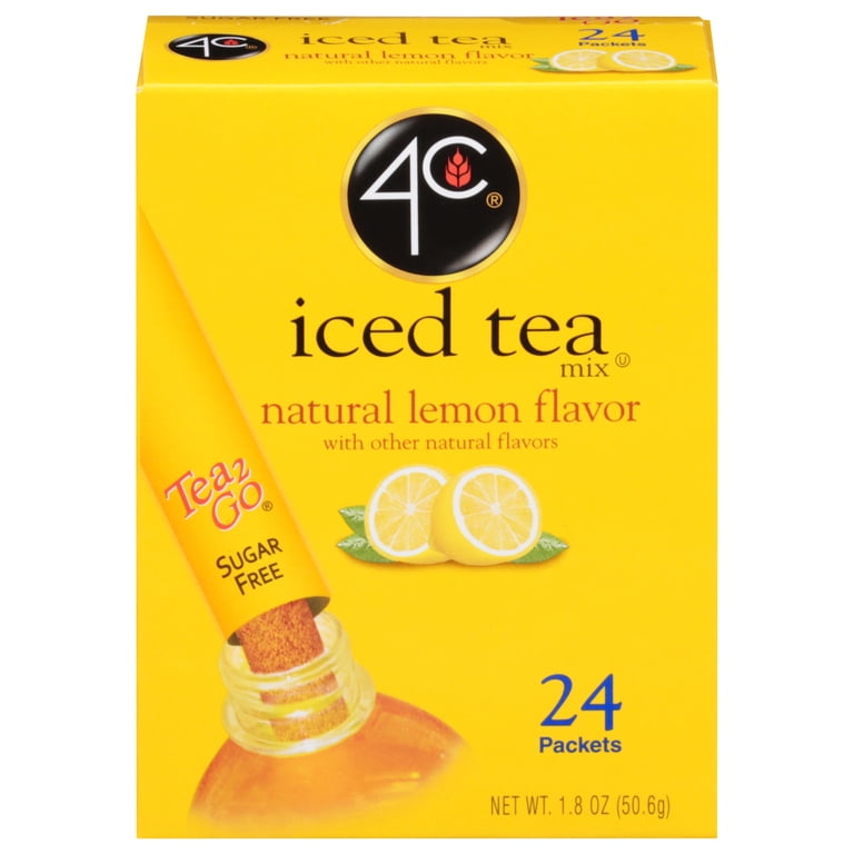 4C Totally Light Natural Lemon Iced Tea Mix, 24 Packets, 6 Pack photo 2