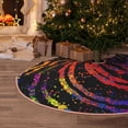 thumbnail image 5 of Fotbe A Bright Abstract Pattern Christmas Tree Skirt, Tree Skirts Plush Christmas Decorations, Christmas Tree Skirts Xmas Decorations Holiday Party Decor-36", 5 of 6