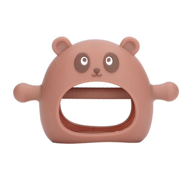 Juguete mordedor de mano de silicona, juguete mordedor de mano para bebé, juguete para la dentición de la mano del bebé, juguete para la dentición de la muñeca del bebé, características líderes en la clase