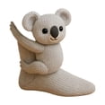 thumbnail image 1 of Calcetines con diseño de animales en 3D, suaves y cálidos, creativos para mujer, ideal para cumpleaños. coala, 1 of 7