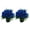 Blue, variant on 2PCS Cemetery Flower Vase, Memorial Flower Holder for In Ground Cemetery Vase with Stake, Flower Pots for Outdoor Plants, Flower Is Not Included