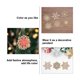 thumbnail image 4 of 24 piezas de recortes de madera para adornos de copos de nieve, árbol de Navidad de madera Abanopi Adornos de copo de nieve de madera, 4 of 5
