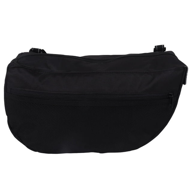 Bolsa de sillín para cochecito de bebé con correa lateral, ajustable, evita resbalones, impermeable, organizador para cochecito de bebé con bolsillo para viajes