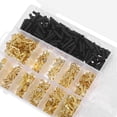 thumbnail image 3 of OFFIGAM Brass Electrical Spade Connector Kit 1050 Pcs Golden Crimp Terminals for Wiring and Electrical Projects, 3 of 7
