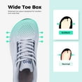 thumbnail image 2 of GOOBON Women Wide Toe Box Walking Shoes with Arch Support Tennis Running Sneakers Extra Wide Width Woman Shoe for Plantar Fasciitis Flat Foot Heel Pain Relief US Size 6-11, 2 of 6