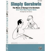 Simply: Simply Gershwin: The Music of George & Ira Gershwin -- 20 of Their Most Popular Works (Paperback)(Large Print)