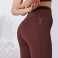 thumbnail image 4 of Mallas deportivas para Fitness, mallas sin costuras para mujer, mallas adelgazantes para correr, entrenamiento, pantalones de cintura alta para gimnasio, Yoga y trotar, 4 of 5