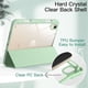 thumbnail image 3 of Funda para iPad Mini 6 (modelo 2021 de 8,3 pulgadas) con portalápices, carcasa trasera transparente y soporte delgado, 3 of 4