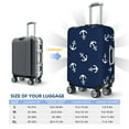 thumbnail image 6 of Balery Luggage Cover Nautical Themed Simple Anchors Print Suitcase Covers for Luggage Elastic Washable Suitcase Protector Fits 18-32 Inch Luggage-Medium, 6 of 9