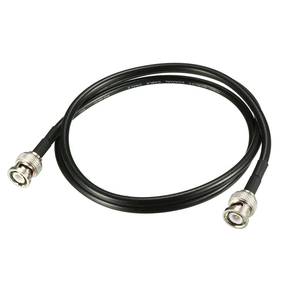 Uxcell RG58 Coaxial Cable with BNC Male to BNC Male Connectors 50 Ohm 3