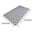 thumbnail image 2 of Non Bathtub Mat with Strong Suction Cups, Quick Dry Shower Mat with Drain Holes, Soft Textured Bath Mat for Tub Safety, Bathroom Decor, 70x38cm, 2 of 8