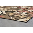 thumbnail image 5 of Hampton Transitional 4' x 5' Black and Red Polypropylene Indoor Area Rug, 5 of 8