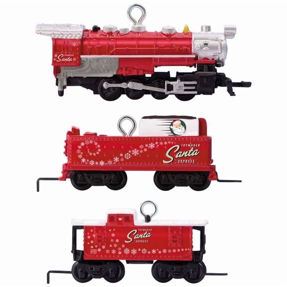 Hallmark Ornament 2017 Lionel Toymaker Santa Express, MINIATURE