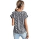thumbnail image 2 of Blusa Floerns de manga corta para mujer, casual, de negocios, con lunares, 2 of 5