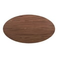 thumbnail image 5 of Furniture of America Erik I 71" Oval Indoor Dining Table, Walnut, 5 of 13