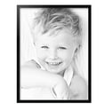 thumbnail image 2 of ArtToFrames 18" x 24" Satin Black Short Picture Frame, 18x24 inch Black Wood Poster Frame (WOM-1416), 4 Pack, 2 of 7