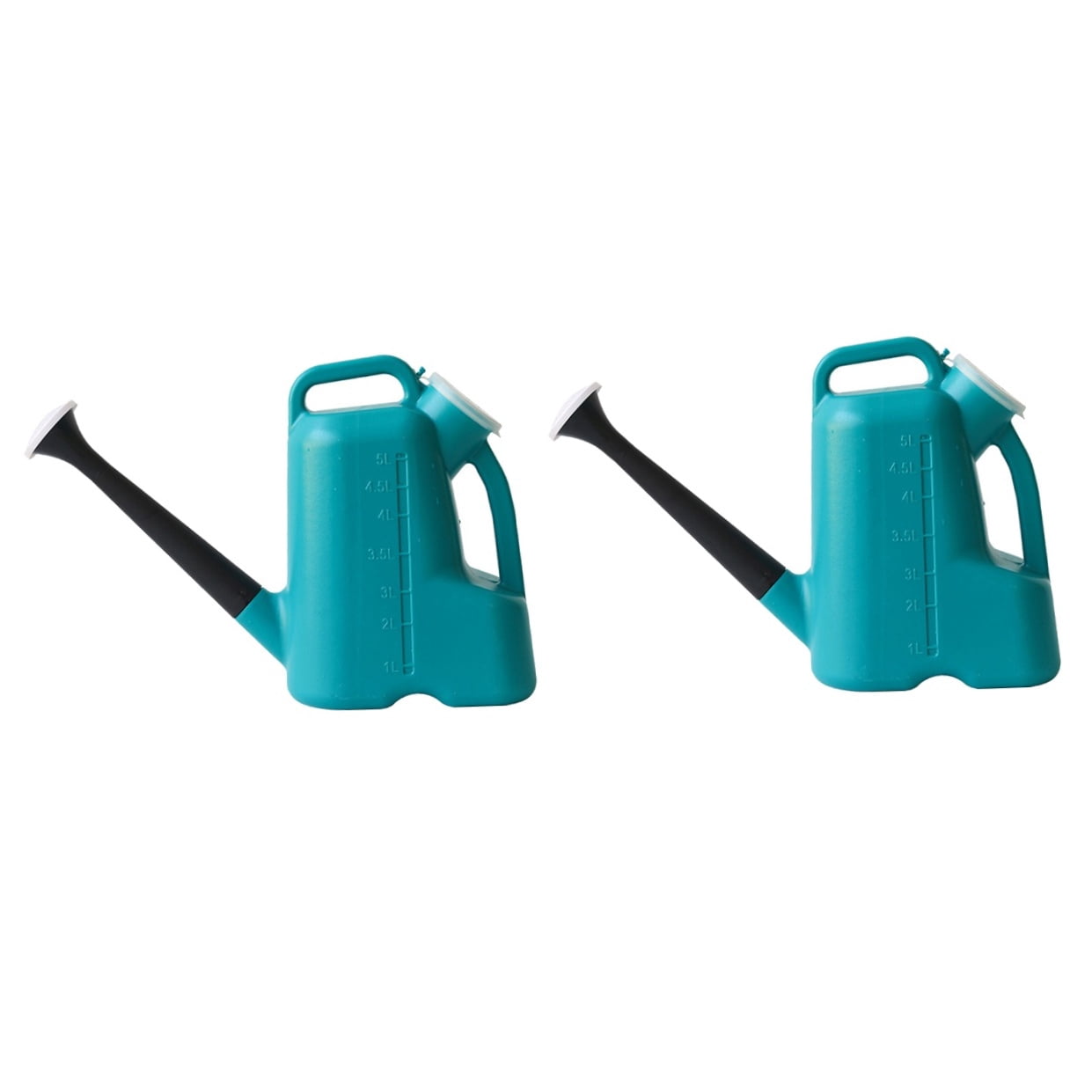 Raindrops 2 pcs  Plastic Watering Can Spray Bottle with Lid for Garden Random Sprayer Color