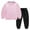 Pink, variant on Auroural Girls Clothes Sets Size 7-8 Sweatsuits for Kids Toddler Kids Boys and Girls Fashion Cute Solid Color Soft Long Sleeve Pants Hoodie Sweatpants Suit White 8 Years