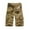 Khaki, variant on WXLWZYWL Men's Plus Size Cargo Shorts Lightweight Multi Pocket Cotton Casual Outdoor Twill Camo Shorts with Zipper Pockets
