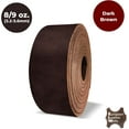 thumbnail image 3 of ELW Vegetable Tanned 8-9 oz. 3.2-3.6mm Dark Brown Straps, Belts, Strips 2-1/2"x60" 6.3x152cm - Full Grain Veg Tan Leather Cowhide Heavy DIY Craft - Holsters, Belt Blanks, Furniture, Stamping, 3 of 7