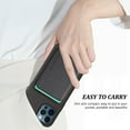 thumbnail image 5 of Magnetic Card Wallet Holder with MagSafe for iPhone 15 Pro Max/15 Pro/15 Plus/15,for iPhone 14 Pro Max/14 Plus/14 Pro/14, for iPhone 13 Pro Max/13 Pro/13/13 Mini, for iPhone 12/12 Pro/12 Max, Black, 5 of 9