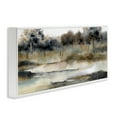 thumbnail image 2 of Trees By Lakeside Landscape White Framed Giclee Art, 24 x 10, Made In USA, 2 of 7