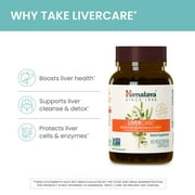 Himalaya LiverCare for Total Liver Support, Cleanse and Detox, Protects Cells & Enzymes, 375 mg, 42 Capsules