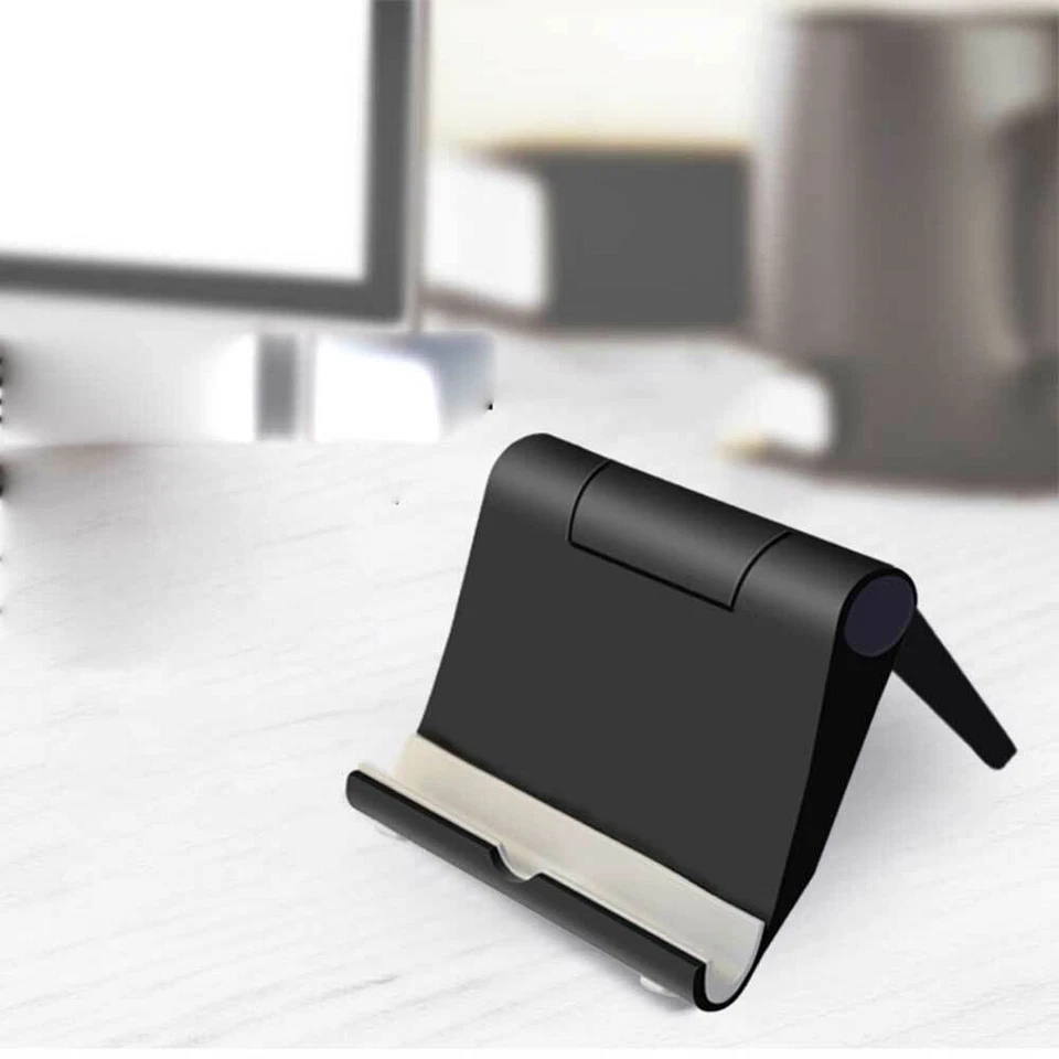 FLINT- Foldable Multi-Angle Cell Phone Desk Stand Tablet Holder Mount Cradle Universal