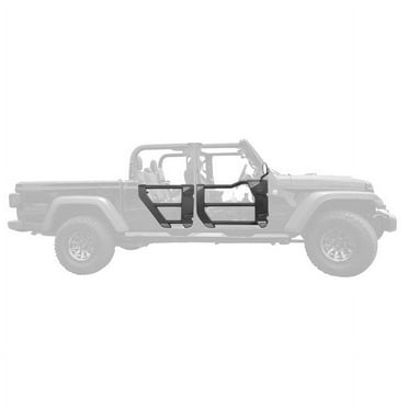 Go Rhino 572602 Rear Trailline Tube Doors, Rear pair for Jeep JL/JLU and JT Compatible with Jeep 20-23 Gladiator, Jeep 18-24 Wrangler