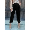 thumbnail image 4 of Ahlaray Velvet Joggers - High Waist, Comfortable for All!, 4 of 8
