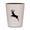 White/Black, variant on CafePress - Buck Deer - White Shot Glass, Unique and Funny Shot Glass
