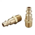 thumbnail image 3 of Conexiones Neumáticas 1/4NPT Juego de Cinco Piezas Conector Rápido Kit de Conexiones de Aire de Conexión Rápida de Latón Macizo, 3 of 5