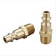 thumbnail image 3 of Conexiones Neumáticas 1/4NPT Juego de Cinco Piezas Conector Rápido Kit de Conexiones de Aire de Conexión Rápida de Latón Macizo, 3 of 6