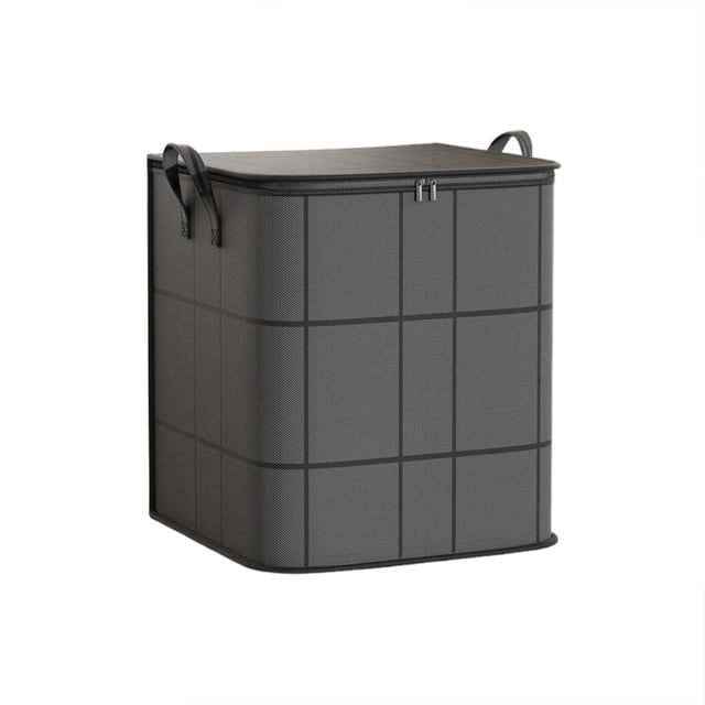 Bolsa de almacenamiento plegable, bolsa para guardar edredones, bolsa para guardar ropa, bolsa de gran capacidad, accesorio de embalaje con cremallera para ropa, mantas, edredones y juguetes