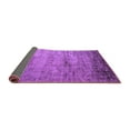 thumbnail image 2 of Ahgly Company Indoor Rectangle Solid Purple Modern Area Rugs, 7' x 9', 2 of 4
