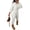 Off-white, variant on Knit Two Piece Outfits For Women Hooded Sweater Sets Long Sleeve Knit Sweater Outwear Sets Grass Green M