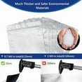thumbnail image 3 of 50 Mylar Bags with Oxygen Absorbers for Food Storage 1 Gallon Resealable Mylar Food Storage Bags for Packaging Smell Proof Stand Up Pouch Bags with Zipper, 3 of 7