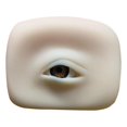 thumbnail image 1 of HILABEE Silicone Practicing Makeup Eye Lightweight Makeup Practice Training Right Brown, 1 of 6