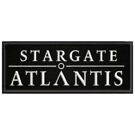 Stargate Atlantis Embroidered DIY Iron on or Sew-on Decorative Patch Badge Emblem Appliques Humor Saying Military Tactical Biker Emblem Series