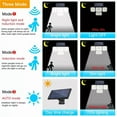 thumbnail image 5 of 3000LM 333 LED Solar Lights Outdoor Waterproof Motion Sensor Security Wall Lamp, 5 of 12