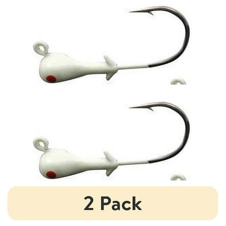 (2 pack) Tsunami Boxing Glove Fishing Jig Head 3/8 oz. - White