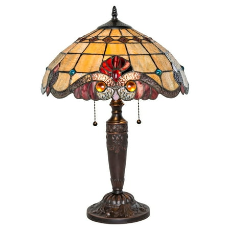 Nfl Football Logo Tiffany Lamp - River of Goods Tiffany Vivaldi Table Lamp