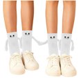 thumbnail image 4 of Xfvqtps Hand in Hand Magnetic Socks for Couple Cute Pattern Long Socks Sweat Absorbing Sports Socks White, 4 of 6