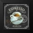 thumbnail image 2 of Barrett, Chad 12x12 Black Modern Framed Museum Art Print Titled - Coffee House Espresso, 2 of 5