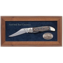 Case XX Knives U.S. Navy Embossed Blue Bone Folding Hunter 1/250 Stainless Pocket Knife Set 17703